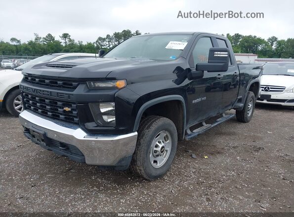 1GC2YLE73MF212760 2021 CHEVROLET SILVERADO Black Передня ліва чверть