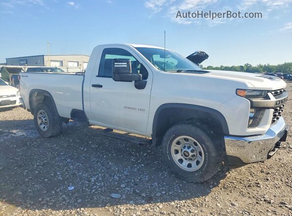 1GC3YLE74MF178557 2021 CHEVROLET SILVERADO White Przód prawy