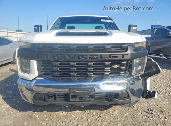 1GC3YLE74MF178557 2021 CHEVROLET SILVERADO White Widok z przodu