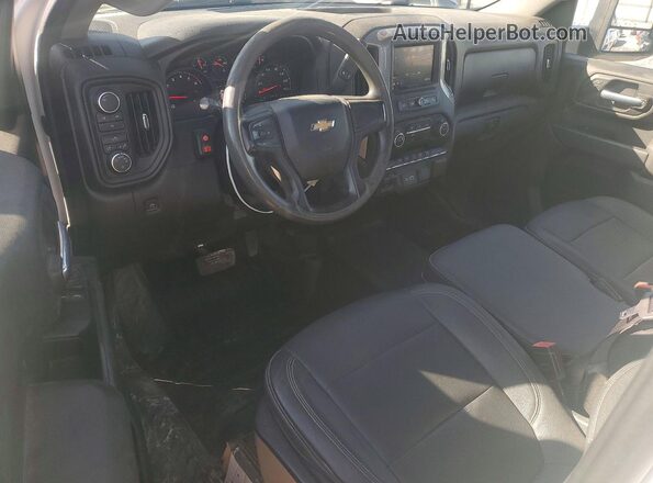 1GC3YLE74MF178557 2021 CHEVROLET SILVERADO White Widok deski rozdzielczej