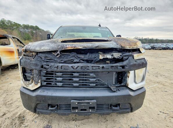1GC3YLE7XMF209567 2021 CHEVROLET SILVERADO Белый Вид спереди