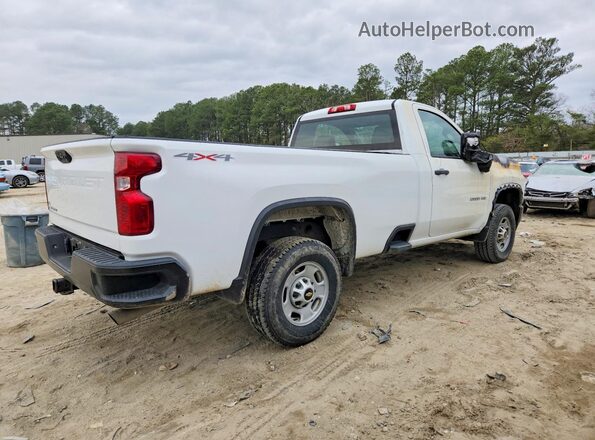 1GC3YLE7XMF209567 2021 CHEVROLET SILVERADO Белый Задняя правая четверть