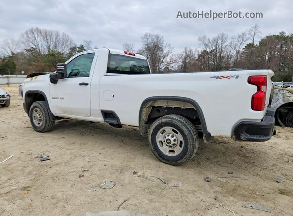 1GC3YLE7XMF209567 2021 CHEVROLET SILVERADO Белый Задняя левая четверть