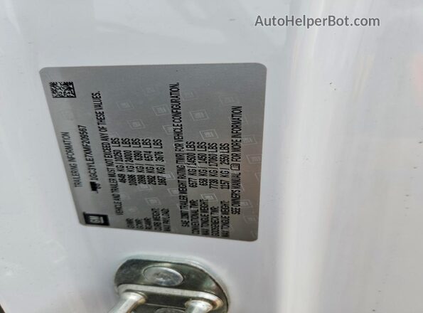 1GC3YLE7XMF209567 2021 CHEVROLET SILVERADO Белый Вид подкапотного пространства