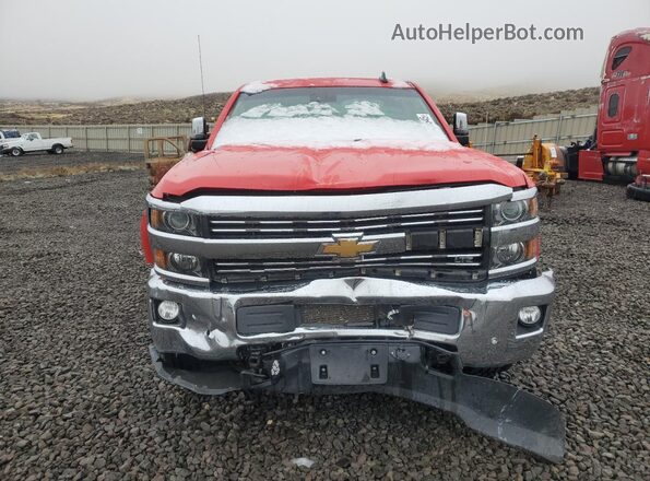 1GC4K0E88GF243735 2016 CHEVROLET SILVERADO Red Widok z przodu