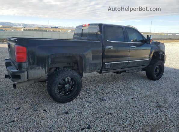 1GC4K0EY8JF148079 2018 CHEVROLET SILVERADO Черный Задняя правая четверть