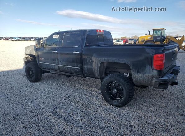 1GC4K0EY8JF148079 2018 CHEVROLET SILVERADO Черный Задняя левая четверть
