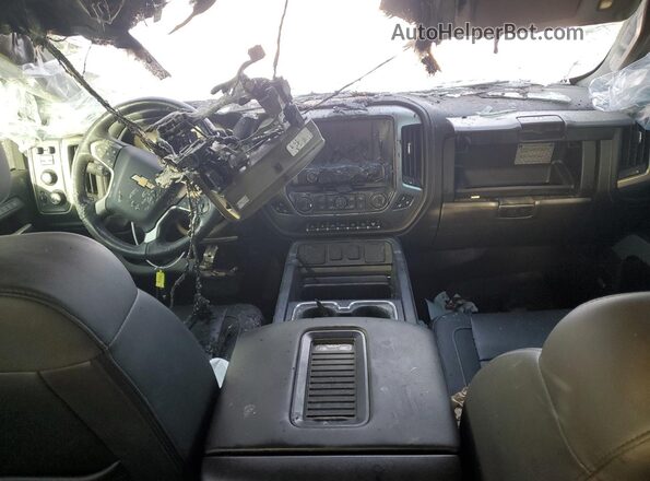 1GC4K0EY8JF148079 2018 CHEVROLET SILVERADO Черный Вид панели приборов