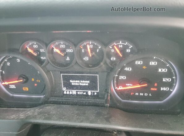 1GC4KLEY1SF249905 2025 CHEVROLET SILVERADO White ხელსაწყოთა პანელის ხედი