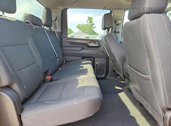 1GC4KNE73SF281550 2025 CHEVROLET SILVERADO Green უკანა სავარძლების ხედი