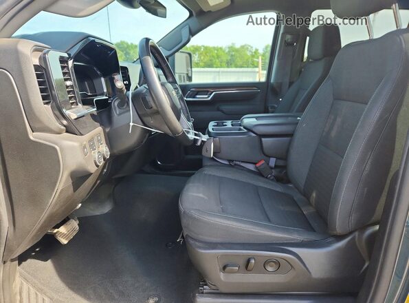 1GC4KNE73SF281550 2025 CHEVROLET SILVERADO Green წინა სალონის ხედი