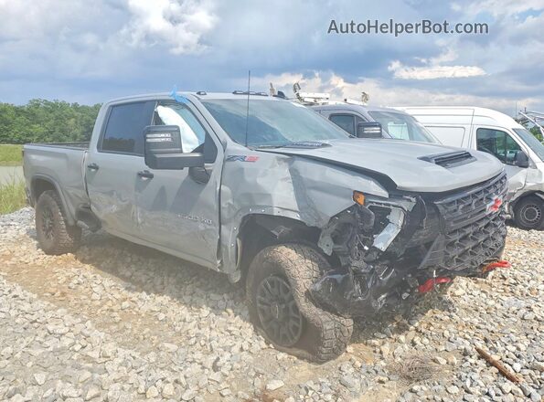 1GC4KYEYXSF248670 2025 CHEVROLET SILVERADO Серый Передняя правая четверть