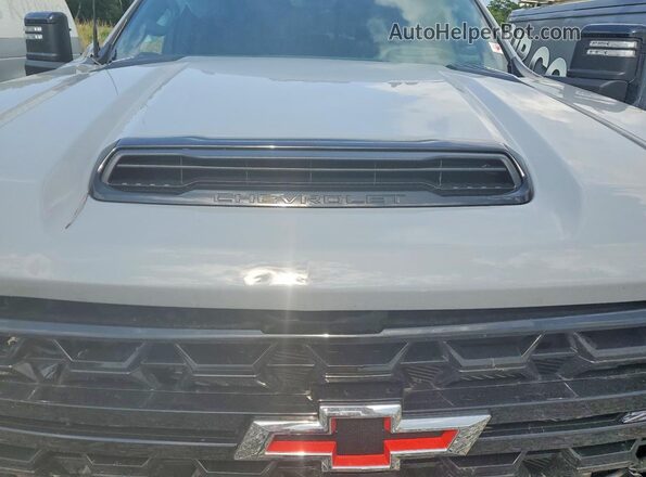 1GC4KYEYXSF248670 2025 CHEVROLET SILVERADO Серый Вид подкапотного пространства