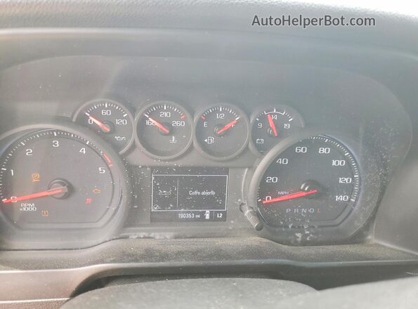 1GC4WREY6MF260070 2021 CHEVROLET SILVERADO White Սարքավորումների վահանակի տեսք