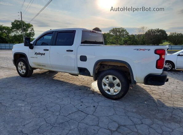 1GC4YLE72LF140358 2020 CHEVROLET SILVERADO White Trasero izquierdo