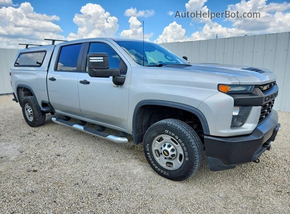 1GC4YLE73LF258094 2020 CHEVROLET SILVERADO Silver Przód prawy
