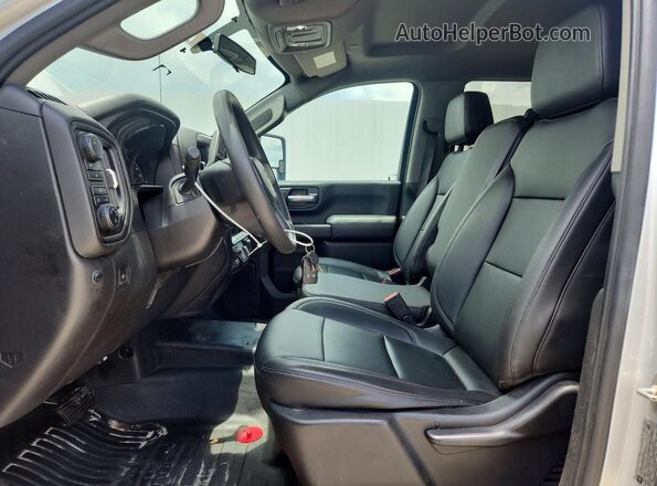 1GC4YLE73LF258094 2020 CHEVROLET SILVERADO Silver Widok wnętrza z przodu