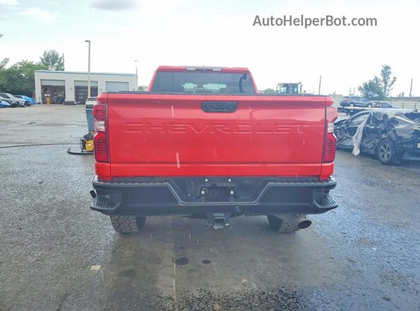 1GC4YLE74PF169706 2023 CHEVROLET SILVERADO Red უკანა ხედი