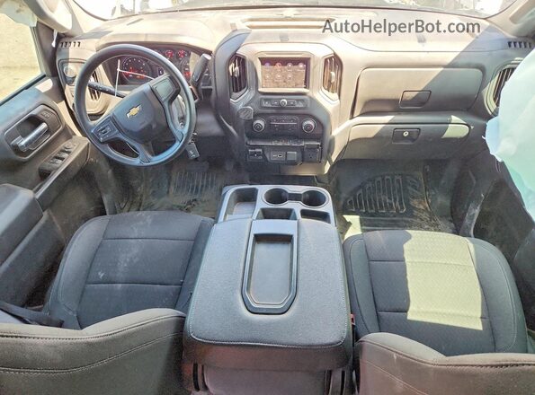 1GC4YLE75NF186639 2022 CHEVROLET SILVERADO White Dashboard view