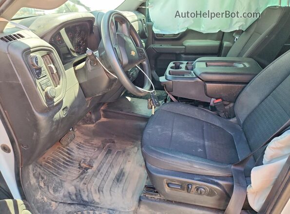1GC4YLE75NF186639 2022 CHEVROLET SILVERADO White Front interior view