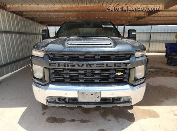 1GC4YLE79NF264534 2022 CHEVROLET SILVERADO Black VIN კოდის სტიკერის ხედი