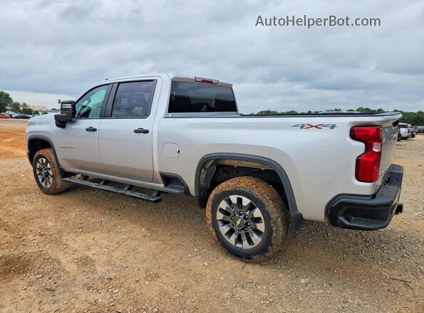 1GC4YME74NF150060 2022 CHEVROLET SILVERADO Silver Trasero izquierdo