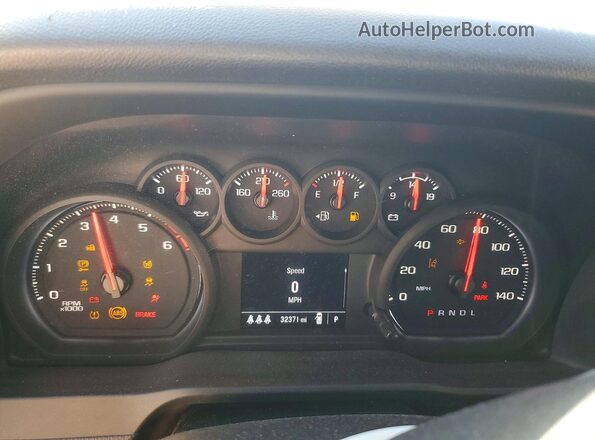 1GC4YME7XRF327037 2024 CHEVROLET SILVERADO White Instrument cluster view
