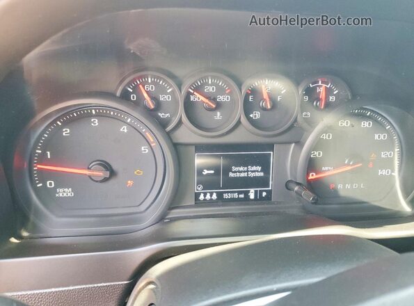1GC4YMEY9RF127629 2024 CHEVROLET SILVERADO White Widok zestawu wskaźników