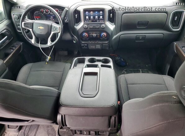 1GC4YNE72NF141315 2022 CHEVROLET SILVERADO White Առջևի վահանակի տեսք