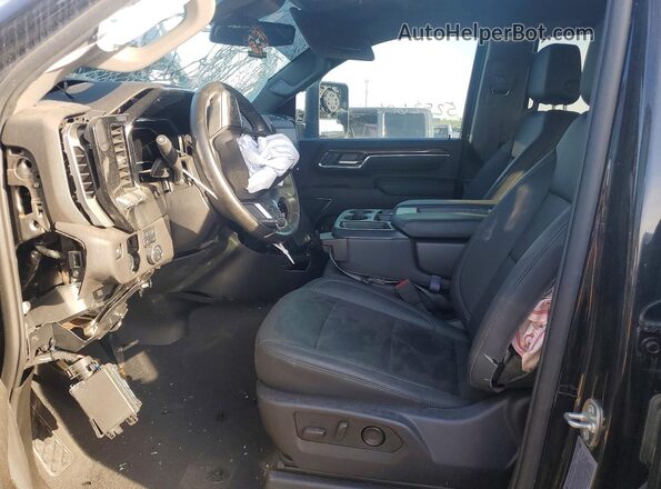 1GC4YNEY1RF357655 2024 CHEVROLET SILVERADO Black Front interior view