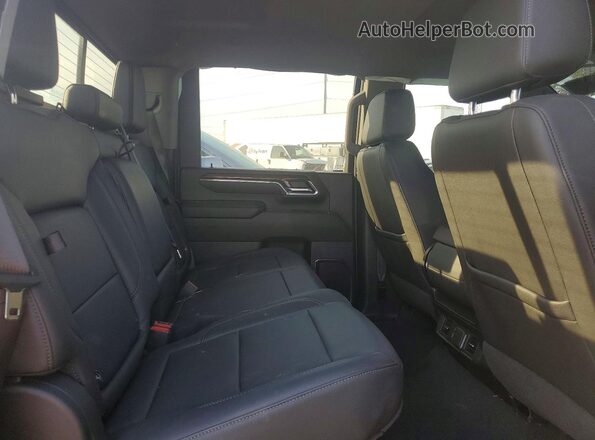 1GC4YNEY1RF357655 2024 CHEVROLET SILVERADO Black Rear seats view
