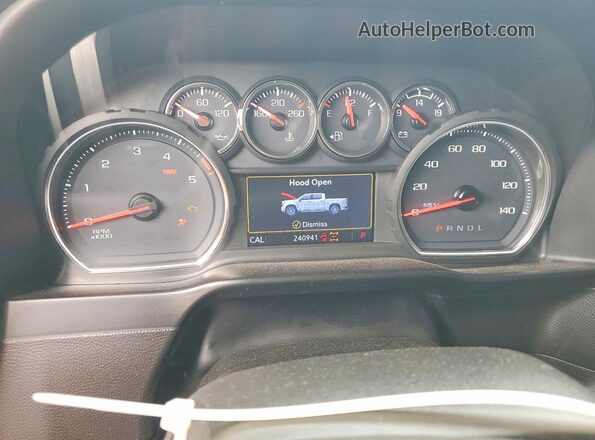 1GC4YNEY3LF161997 2020 CHEVROLET SILVERADO White Widok zestawu wskaźników
