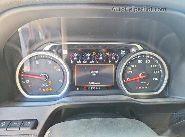 1GC4YPEY6LF113583 2020 CHEVROLET SILVERADO Красный 