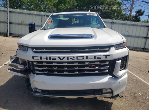 1GC4YPEY8NF100031 2022 CHEVROLET SILVERADO Белый Вид спереди
