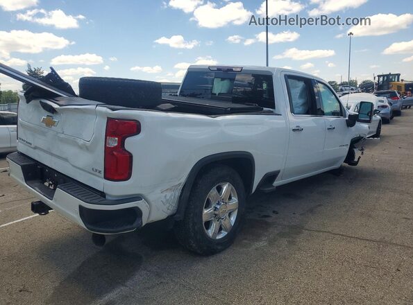 1GC4YPEY8NF100031 2022 CHEVROLET SILVERADO Белый Задняя правая четверть