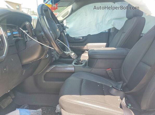 1GC4YPEY8NF100031 2022 CHEVROLET SILVERADO Белый Вид салона спереди