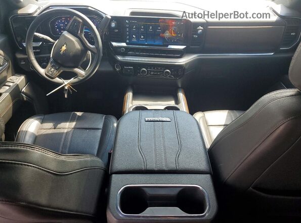 1GC4YREY1RF163523 2024 CHEVROLET SILVERADO White Вид панелі приладів