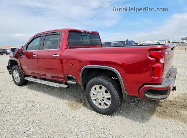 1GC4YREY2LF107355 2020 CHEVROLET SILVERADO Red Rear left