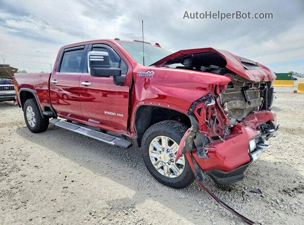 1GC4YREY2LF107355 2020 CHEVROLET SILVERADO Red Front right