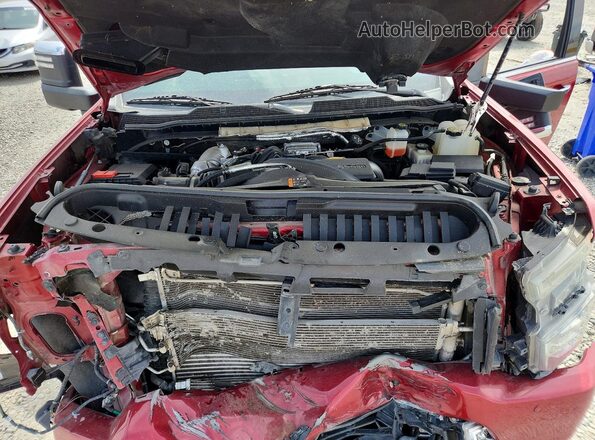 1GC4YREY2LF107355 2020 CHEVROLET SILVERADO Red Rear interior view