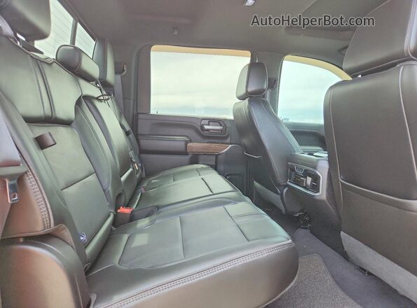 1GC4YREY2LF107355 2020 CHEVROLET SILVERADO Red Rear seats view