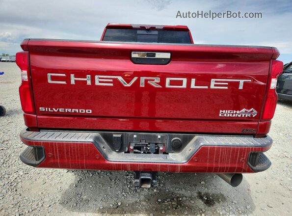 1GC4YREY2LF107355 2020 CHEVROLET SILVERADO Red Rear view
