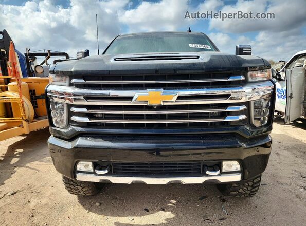 1GC4YREY2LF108764 2020 CHEVROLET SILVERADO Black Widok z przodu