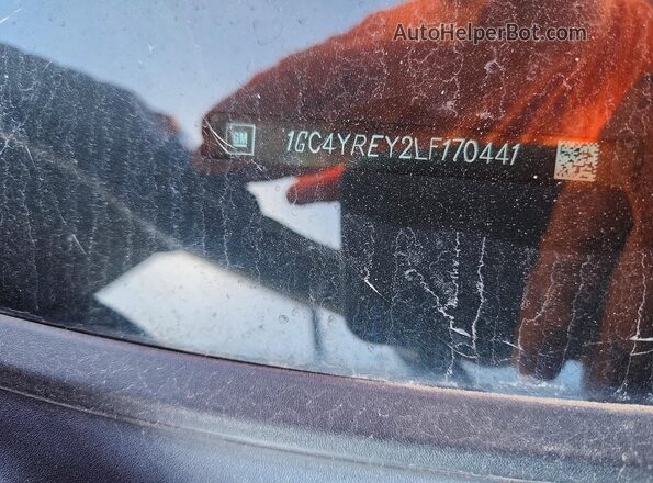 1GC4YREY2LF170441 2020 CHEVROLET SILVERADO Black Widok komory silnika