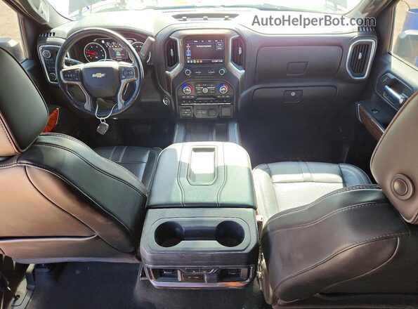 1GC4YREY2LF170441 2020 CHEVROLET SILVERADO Black Widok deski rozdzielczej