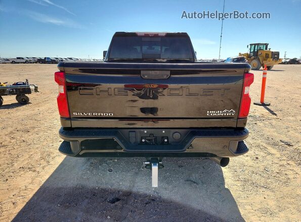 1GC4YREY2LF170441 2020 CHEVROLET SILVERADO Black Widok z tyłu