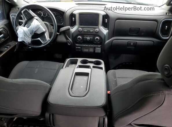 1GC4YTE77NF358864 2022 CHEVROLET SILVERADO Blue წინა პანელის ხედი