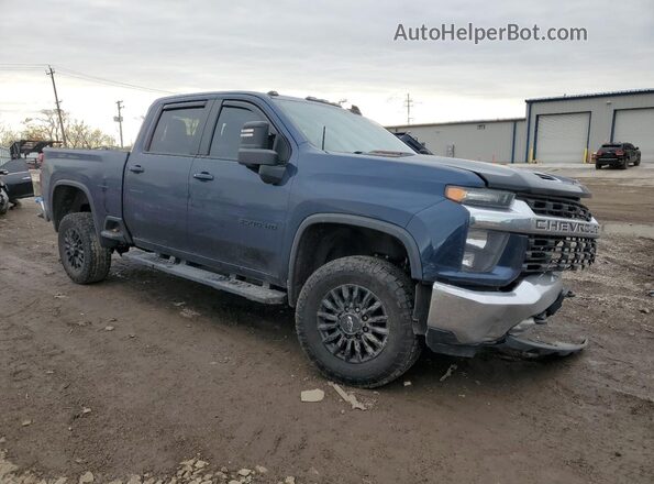 1GC4YTE77NF358864 2022 CHEVROLET SILVERADO Blue წინა მარჯვენა