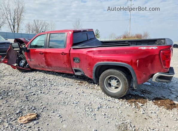 1GC4YTEYXRF272740 2024 CHEVROLET SILVERADO Red Задня ліва чверть