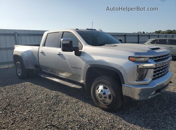 1GC4YUEY1LF330439 2020 CHEVROLET SILVERADO Silver Передня права чверть